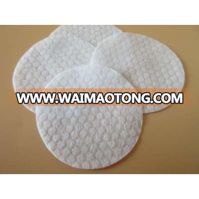 Round cosmetic cotton pads for nail oil removal/disposable nonmove nail polish cleaning wipes